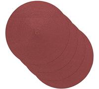 Venilia Juego de 4 manteles Individuales Redondos de Bayas, manteles Individuales para Comedor, Bayas, 4 Unidades, Aptos para Alimentos, 38 cm, 4 Unidades, 59118