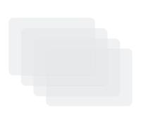 Venilia Juego de 4 Manteles Individuales Transparentes para Comedor, Lavables, Aptos para Alimentos, 45 x 30 cm, 4 Unidades, 59064