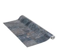 Venilia Lámina adhesiva, Azul óxido Óptica industrial, 45cm x 1,5m, Espesor 120μ, Vinilo autoadhesivo para muebles o cocina, decorativas papel pintado pared, PVC sin ftalatos, Fabricado en UE