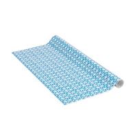 Venilia Lámina adhesiva, Daniela azul Retromuster Azul, 45cm x 1,5m, Espesor 95μ, Vinilo autoadhesivo para muebles o cocina, decorativas papel pintado pared, PVC sin ftalatos, Fabricado en UE