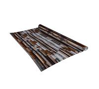 Venilia Lámina adhesiva, Líneas azules Óptica de madera, 90cm x 2,6m, Espesor 160μ, Vinilo autoadhesivo para muebles o cocina, decorativas papel pintado pared, PVC sin ftalatos, Fabricado en UE