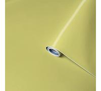 Venilia Lámina adhesiva, Mate Amarillo, 67,5cm x 2m, Espesor 160μ, Vinilo autoadhesivo para muebles o cocina, decorativas papel pintado pared, PVC sin ftalatos, Fabricado en UE