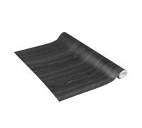 Venilia Lámina adhesiva Perfect Fix, Madera Madera preta, 67,5cm x 2m, Espesor 150μ, Vinilo autoadhesivo para muebles o cocina, decorativas papel pintado pared, PVC sin ftalatos, Fabricado en UE