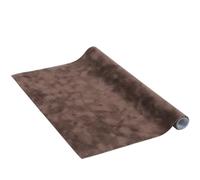 Venilia Lámina adhesiva, Terciopelo Velvet Marrón, 67,5cm x 1m, Espesor 140μ, Vinilo autoadhesivo para muebles o cocina, decorativas papel pintado pared, PVC sin ftalatos, Fabricado en UE
