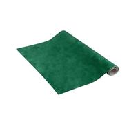Venilia Lámina adhesiva, Terciopelo Velvet óptica Verde, 67,5cm x 1m, Espesor 140μ, Vinilo autoadhesivo para muebles o cocina, decorativas papel pintado pared, PVC sin ftalatos, Fabricado en UE