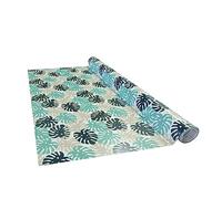 Venilia Lámina adhesiva, Tropical Monstera Jungle Petróleo, 45cm x 2m, Espesor 95μ, Vinilo autoadhesivo para muebles o cocina, decorativas papel pintado pared, PVC sin ftalatos, Fabricado en UE