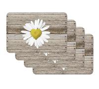 Venilia Salvamanteles Marguerite, Mantel Individual, Mantelería, Mantel Individual para el Comedor, Apto para Alimentos, Multico, 4 tajada, 45 x 30 cm, 59104