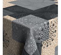 Venilia Taenga 59515 Mantel Impreso, Mantel, decoración de Mesa, no Necesita Planchado, poliéster, Redondo, 1,8 x 1,8 m