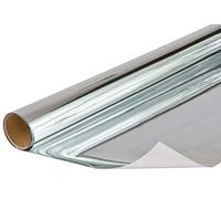 Venilia Vitrostatic 53439 - Lámina de Espejo para Ventana, lámina de Espejo, lámina de protección, protección UV, 90 cm x 2 m, Transparente