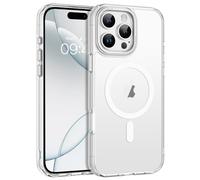 VENINGO Funda magnética para iPhone 16 Pro Max, protección de grado militar de 14 pies, compatible con MagSafe, delgada, translúcida, mate, a prueba de golpes, para iPhone 16 Pro Max, color blanco
