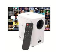 VenirCool Mini proyector con WiFi e inalámbrico, proyector portátil inteligente, Keystone automático, nativo 720P, compatible con decodificación 4K, compatible con HDTV/USB/TV Stick/Smartphone/Laptop