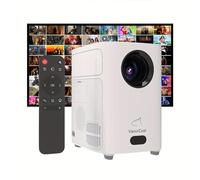 VenirCool Mini proyector, nativo actualizado 2025 720P, compatible con proyector de video de decodificación 4K, proyector de películas pequeñas portátil, compatible con iOS/Android/Windows/TV Stick