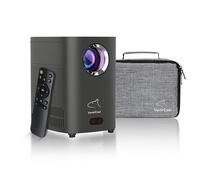 VenirCool Proyector Q3 Lite 450 ANSI/7000 ISO LUMEN Android 11 1080P 4K compatible con pantalla FHD - Mini proyector inteligente WiFi y Bluetooth para cine en casa y películas al aire libre con