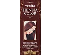 Venita - Henna Color Balm - Coloración Temporal Intensa - Cuida y Nutre con Henna - Ingredientes Naturales - Fácil Aplicación - Unisex - Burdeos - 75 ml