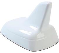 VENOAL Antena Aleta Tiburon Coche para Mini Cooper One S R50 R53 R56 R60 F55 F56 R58 R59 Clubman, Techo Antena Tiburon Amplificador De SeñAl De Radio FM/Am Coche Accesorios,White