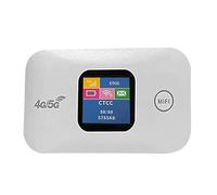 VENOAL Enrutador WiFi 4G PortáTil MiFi 150Mbps Punto de Acceso InaláMbrico WiFi MóVil para Coche Pantalla A Color con Ranura para Tarjeta Sim Compatible con 10 Usuarios