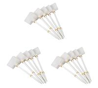 VENOAL Herramientas de plantación de jardines, 150 etiquetas de plástico para plantas de bonsái, etiquetas de jardín tipo T, etiquetas de jardín hacia arriba, color blanco