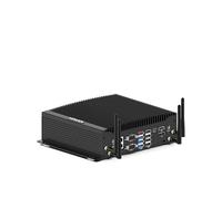 VENOEN Embedded PC Industrial Core i5 10210U Fanless Mini PC Computer Industrial, 4G/5G SIM Slot, RS232/RS485 COM, GPIO, HD, DP, USB-C, Dual Gigabit LAN, WiFi, Auto Power On, RTC, 16GB RAM 256GB SSD