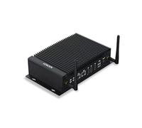 VENOEN Lüfterloser Mini PC Win11 Pro PC Industrie Core i3 10110U, 2 x RS232/485 COM, Dual HD + DP Unterstützung 3 Monitore, 6 x USB, GPIO, WiFi, BT4.2, 8GB RAM 256GB SSD