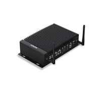 VENOEN Lüfterloser Mini PC Win11 Pro PC Industrie Core i5 8250U, 2 x RS232/485 COM, Dual HD + DP Unterstützung 3 Monitore, 6 x USB, GPIO, WiFi, BT4.2, 32GB RAM 512GB SSD