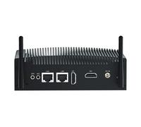 VENOEN Mini PC sin Ventilador Industrial PC Dual RS232 COM, Ordenador Industrial Core i5 8250U/8350U, 16GB RAM 256GB SSD, Dual Gigabit LAN, Dual HD 4k Output, Wi-fi, Mini Desktop Computer 12V