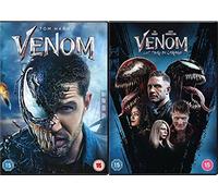 Venom 2 Movies Collection DVD - Venom, Venom: Let There Be Carnage DVD - Venom 1-2 DVD Collection