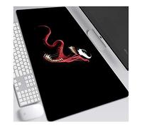 Venom Alfombrilla Raton Anime Gaming Mouse Pad XXL 900x400x3 mm,Impermeable con 3mm Base de Goma Antideslizante,Special-Textured Superficie para Ordenador, PC y Laptop, A