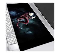 Venom Alfombrilla Raton Anime Gaming Mouse Pad XXL 900x400x3 mm,Impermeable con 3mm Base de Goma Antideslizante,Special-Textured Superficie para Ordenador, PC y Laptop, F