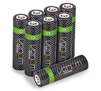 Venom Baterías AA Recargables - 2100 mAh 1.2 V NiMH - Alta Capacidad (Paquete de 8), Color Negro