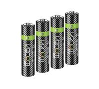 Venom Baterías AAA Recargables - 800 mAh 1.2 V NiMH (Paquete de 4), Color Negro