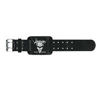 Venom - Cinturino Da Polso in Pelle Black Metal