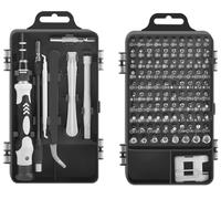 Venom Kit de Reparación Electrónica y Gaming 124 en 1 con Destornilladores de Precisión para PS5, Xbox, Switch, PC y Más