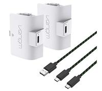 Venom Paquete doble de batería recargable de alta capacidad de 1100 mAh - Blanco (Xbox Series X y S/Xbox One)