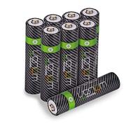 Venom Pilas AAA Recargables, Alta Capacidad, 800 mAh (Paquete de 8)