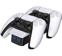 Cargador controlador Venom PS5 - Opciones de color blanco, negro y rojo