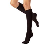 Venosan Medias elásticas de compresión clase 2 Rodilla con puntera 1 par Black L