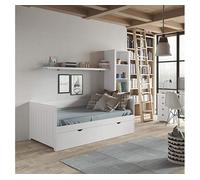 Venprodin | cama nido juvenil doble blanca lacada