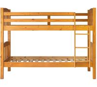 Venprodin Litera de madera maciza de pino 90x190 color miel