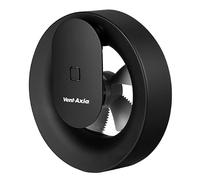 Vent-Axia Ventilador de baño Svara con sensor de luz y humedad, 100-125 mm (controlado por aplicación), color negro
