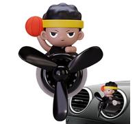 Vent Clips Air Freshener - Basketball Boy Design, Funny Car Air Freshener Vent Clip with Long-Lasting Scent, Fragrance Diffuser and Odor Eliminator for Auto, Sedan, SUV, Truck, RV, Men, Women