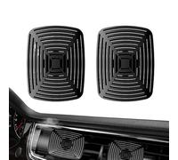 Vent Deflectors for Car, 2 Piece Air Vent Baffle, Detachable Anti Direct Blowing Design, Interior Automotive Accessory, Ideal for Vehicle, Road Trip, Comfort Use Black