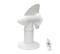 Vent Pipe Cap For RV - 360° Rotate Siphon Style Roof Exhaust Cover, Heavy Duty Weather Resistant Ventilation System, Anti Rain Backflow Protection Structure | Motorhome Roof Ventilation, Caravan