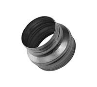 Vent Systems Adaptador reductor de conducto de 12,7 cm a 10,16 cm, conector reductor de tubo para HVAC, sistemas de ventilación, escapes y tiendas de cultivo. Metal de 125 a 100 mm