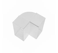 Vent Systems Codo de tubo rectangular 110x55mm para conexión de tubería. Ángulo: 90° Sistema de ventilación, calefacción, refrigeración. Casa, cocina, baño