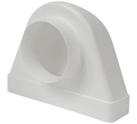 Vent Systems Conector angular de 90 grados para canales rectangulares de 220x55 mm a tubos redondos de Ø100 mm. Sistema de ventilación, calefacción, refrigeración