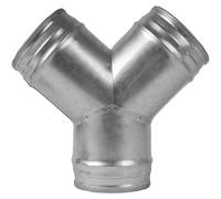 Vent Systems Conector de conducto de 4 pulgadas, adaptador de manguera de 3 vías/divisor para manguera, conector de tubo redondo en forma de Y, ventilador extractor, conector en Y de ventilación de