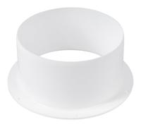Vent Systems - Conector de conducto de ventilación de 125 mm / 12,5 cm con brida de ventilación recta, tubo de ventilación de plástico para refrigeración sistema de ventilación HVAC, 125 mm