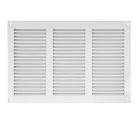Vent Systems Cubiertas para rejilla de ventilación de 30 x 20 cm, color blanco, rejilla de retorno de aire de metal con protección integrada contra plagas