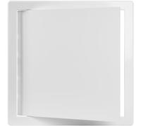 Vent Systems Panel de acceso de 300mm x 300mm - Puertas de fácil acceso - Plástico ABS - Panel de acceso para paneles de yeso, pared y techo, cubierta de puerta de servicio eléctrico y fontanería