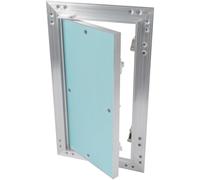 Vent Systems Panel de Acceso de 6" x 12" Pulgadas - Panel de Yeso, Pared, Eléctrico, Placa de Cubierta de Fontanería - Techo, Panel de Acceso de Pared para Montaje en Pared - Puerta de Metal del